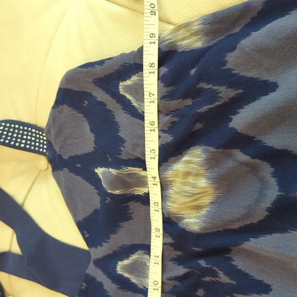 INC International Concepts EUC Rhinestones ladies XL Razorback top - Picture 6 of 7